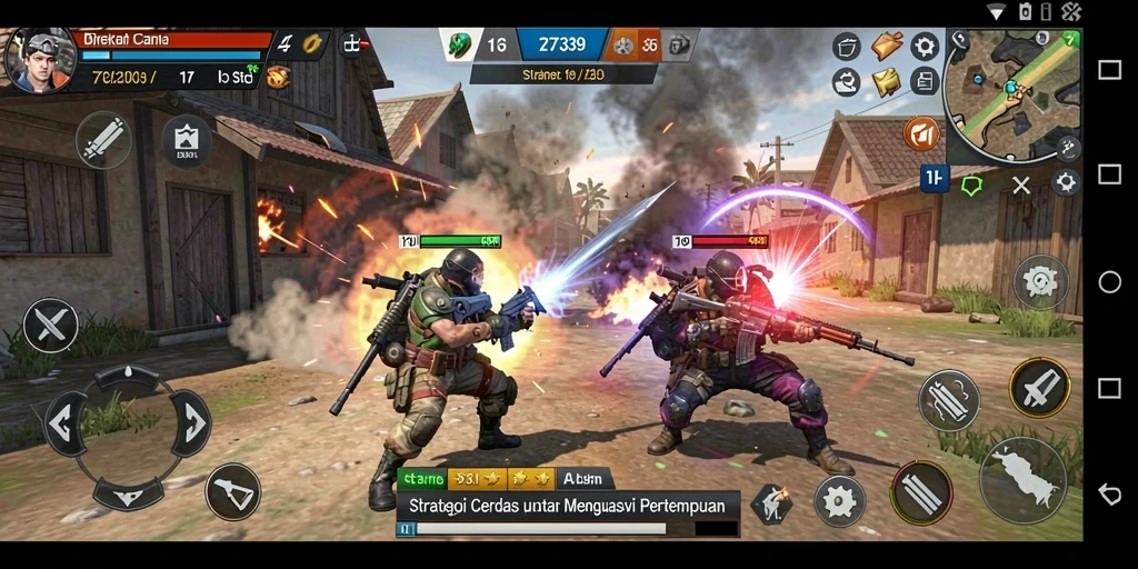 Tampilan strategi mendebarkan dalam gameplay 2739