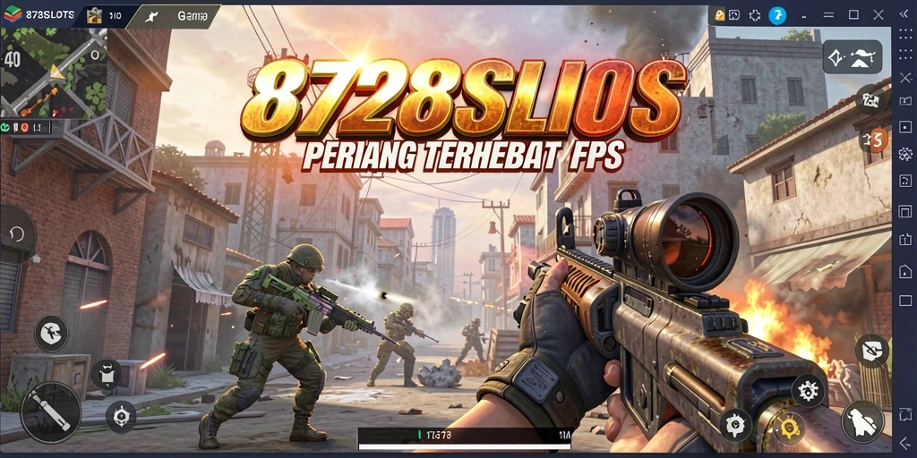 Tampilan gameplay intens dan mendebarkan dari 8728SLOTS.