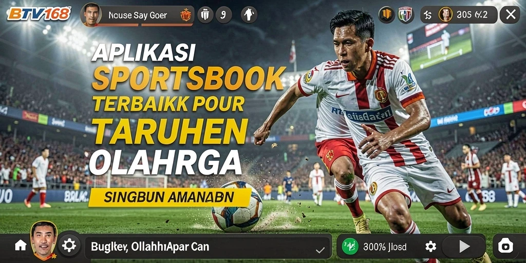 Tampilan antarmuka BTV168 saat gameplay Sportsbook yang seru.