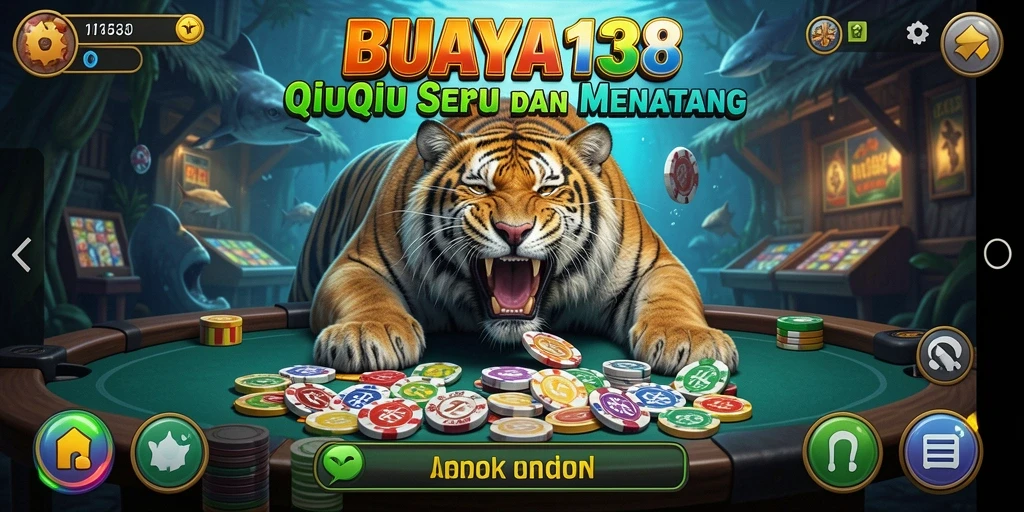 Tampilan gameplay menarik dari BUAYA138 dalam QiuQiu.