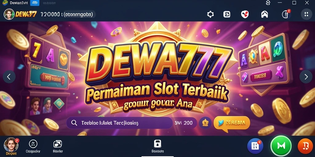Gameplay Slot seru di DEWA777 dengan grafis yang menawan.