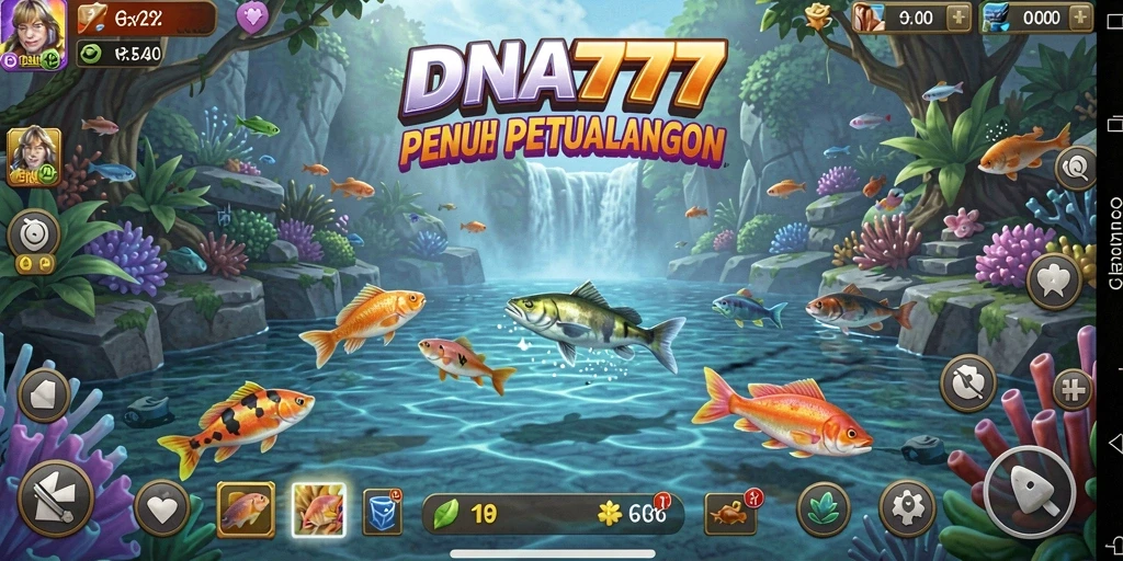 Tangkapan ikan yang megah dalam gameplay <strong>DNA777</strong>.