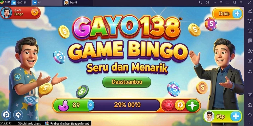 Tampilan gameplay seru dari GAYO138 saat bermain Bingo.