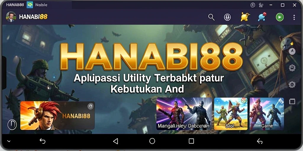 Tampilan antarmuka HANABI88 yang user-friendly dan intuitif.