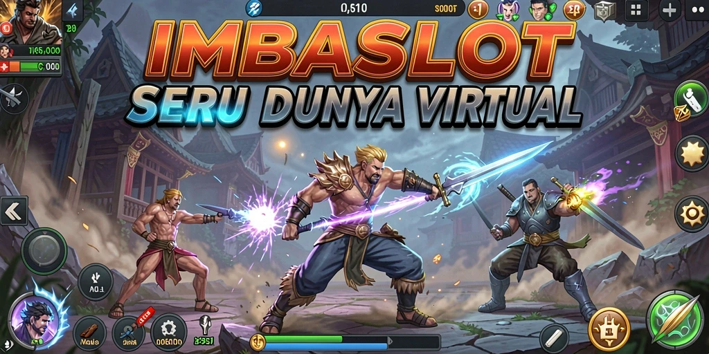 Tampilan pertarungan memikat dalam gameplay IMBASLOT.