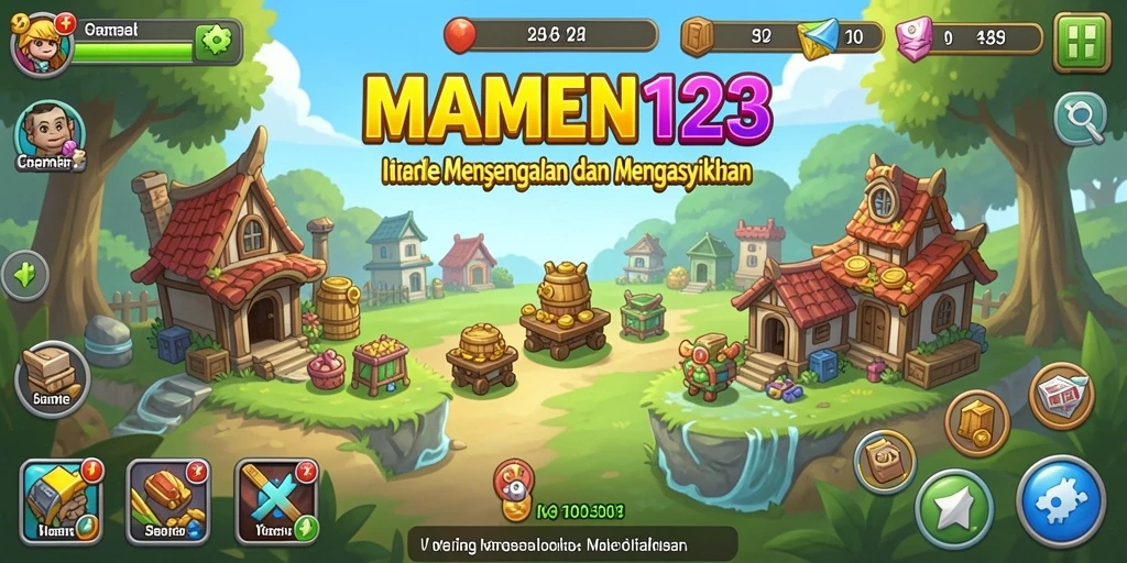 Gameplay MAMEN123 yang mendebarkan dan santai.