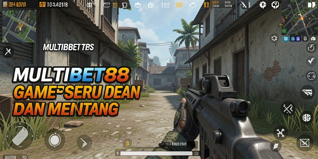 Screenshot gameplay MULTIBET88 menampilkan aksi tembak-menembak yang mendebarkan.