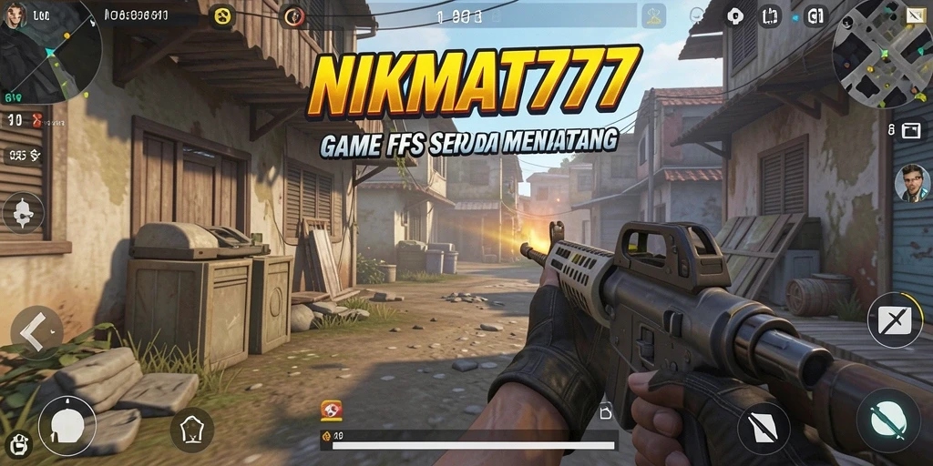 Tampilan gameplay menarik dari NIKMAT777 yang penuh aksi FPS.