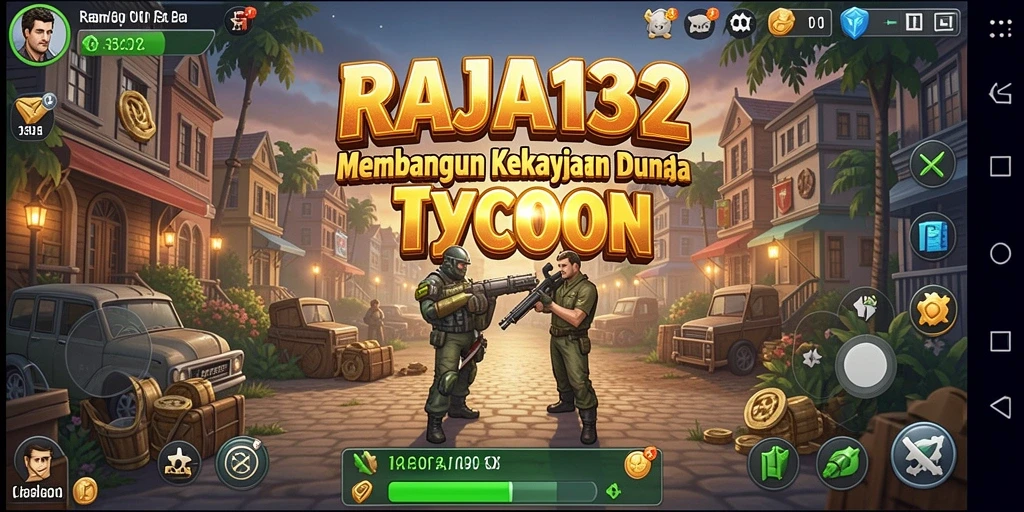Screenshot utama menunjukkan gameplay Tycoon yang menarik.