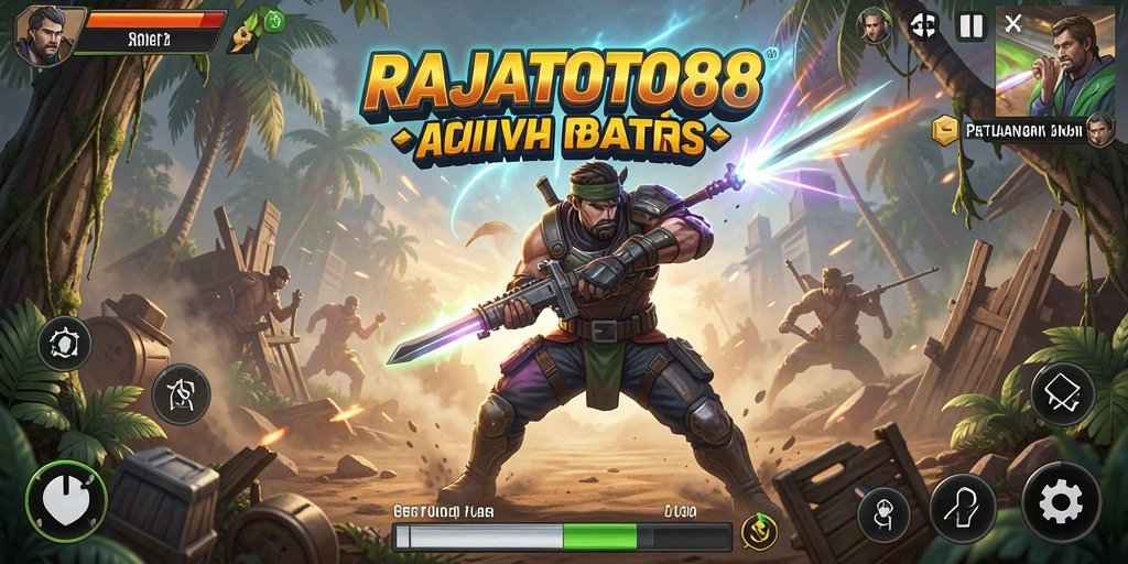 Tangkapan layar gameplay RAJATOTO88 yang penuh aksi seru.