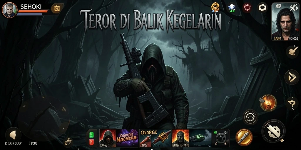 Tangkapan layar menampilkan gameplay mencekam dari SEHOKI.