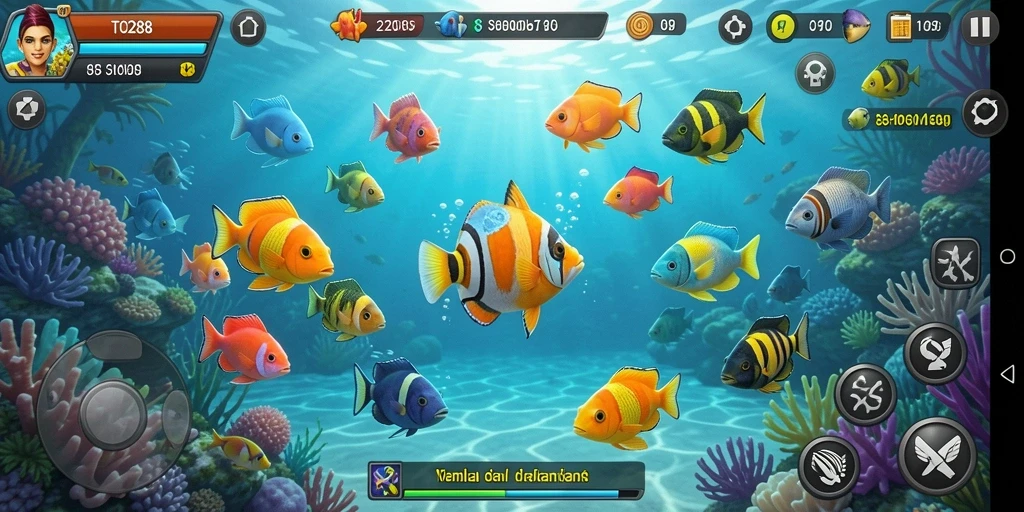 Screenshot gameplay Tembak Ikan yang seru dan penuh aksi.