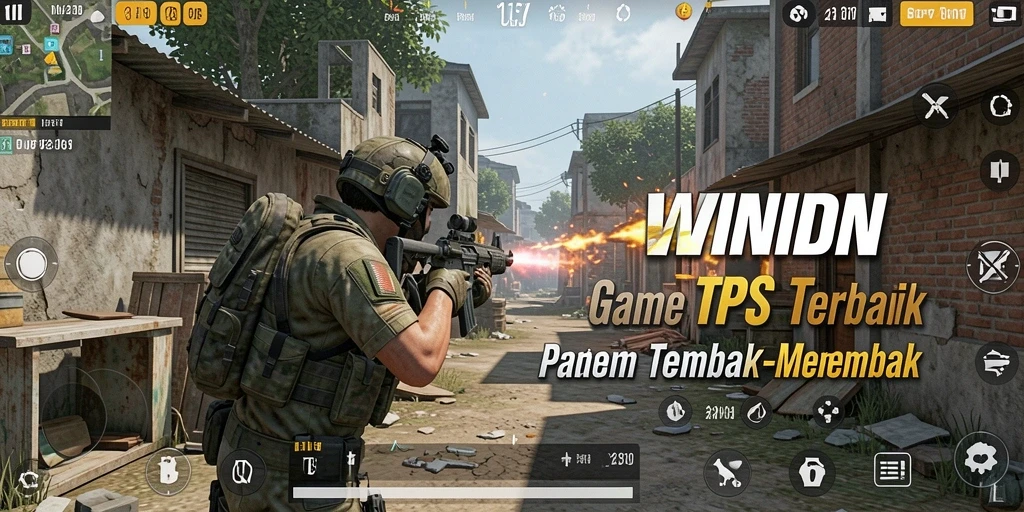 Tampilan gameplay menarik dari WINIDN yang penuh aksi.