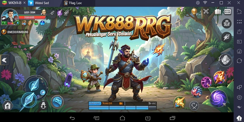 Tampilan gameplay RPG yang mengasyikkan dan penuh aksi.